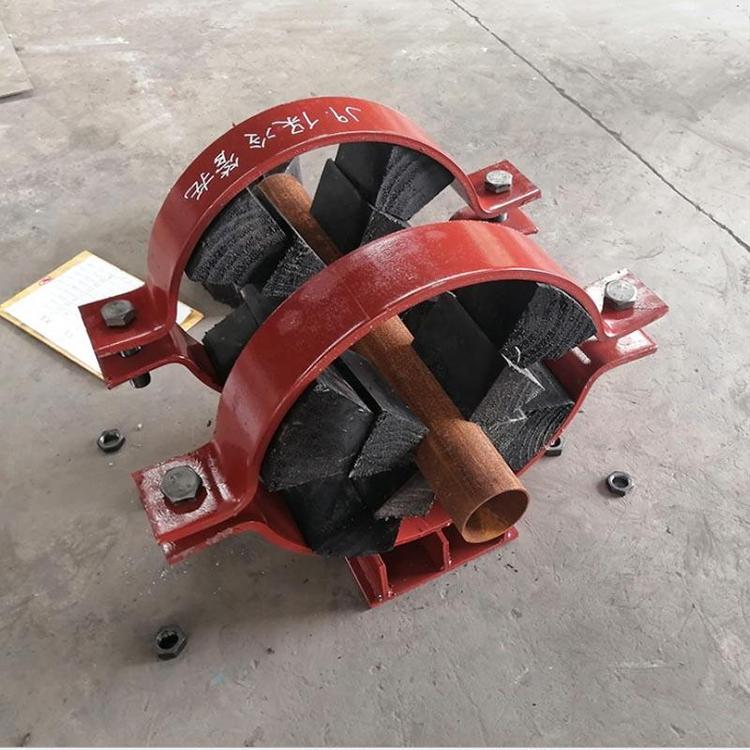 Production of double bolt pipe clamps, carbon steel compression and shock absorption fixed pipe supports, T-shaped pipe supports, solid production of Mingtuo