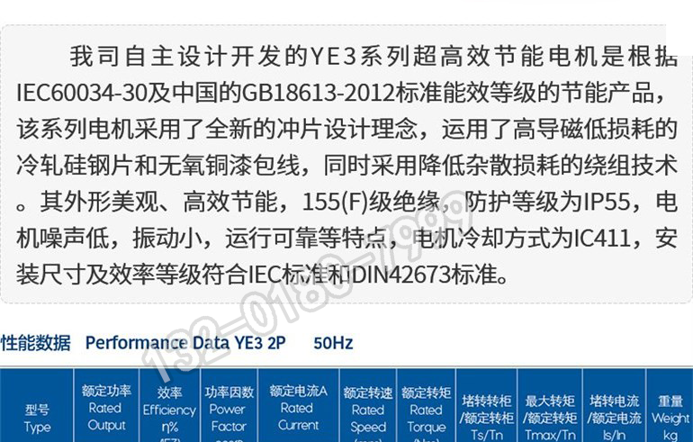 Sigma YE3 series three-phase asynchronous energy-saving motor YE3-315M-6-pole 90KW-380V-IP55-50HZ