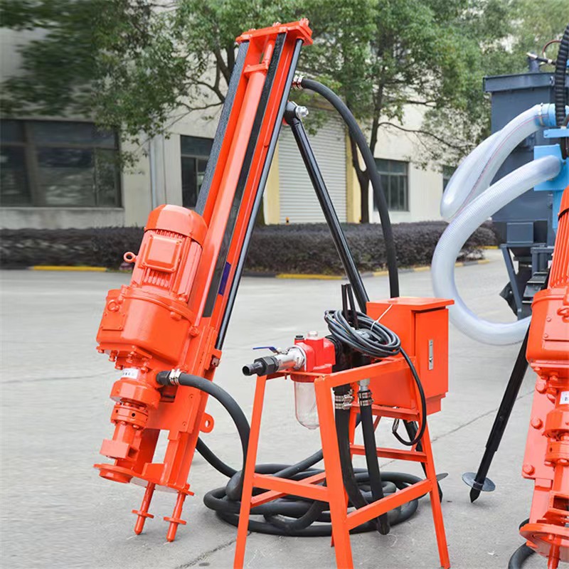 Anchor rod down-the-hole drilling rig, small mine drilling support, split type drilling equipment for rock engineering