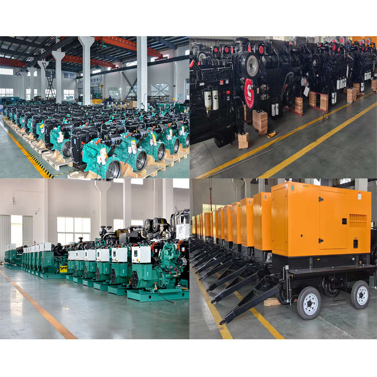 Cummins diesel generator set 100kw, 200kw, 400kw factory standby three-phase 400V generator