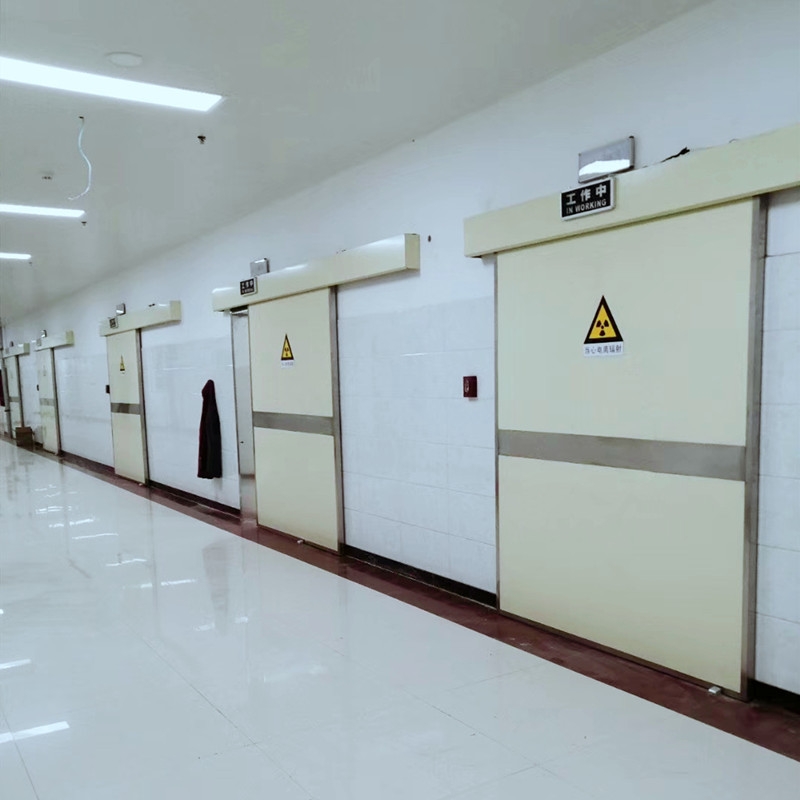 Protective door dr room radiation resistant medical dental ct room door single open electric lead door