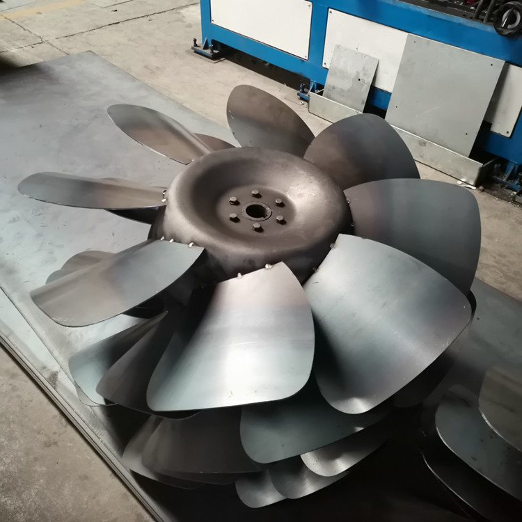 Jin Mingyuan supports customized ventilation and smoke exhaust equipment. Carbon steel single speed HTF axial flow smoke exhaust fan 3c