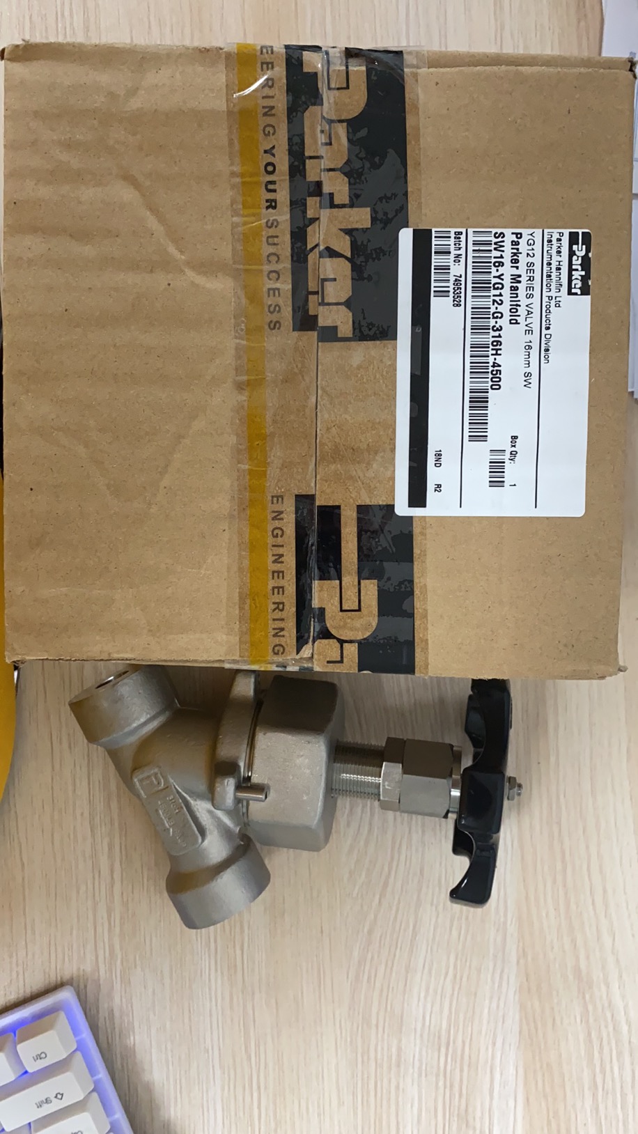 Parker Imported Process Valve SW16-YG12-G-316H-4500 Socket Welding High Temperature Stop Valve Parker