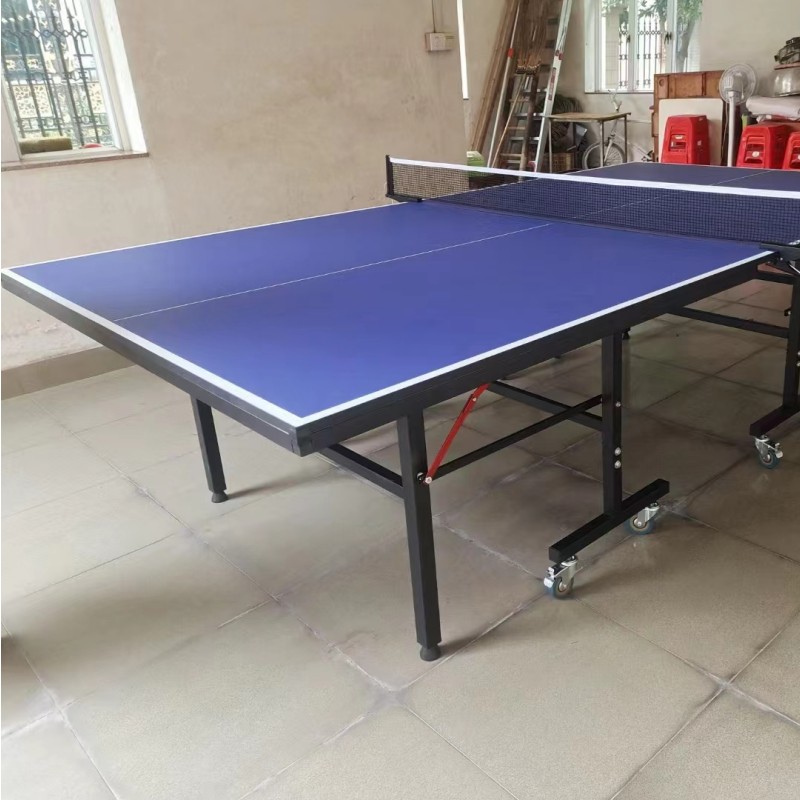 Ordinary Household Table Tennis Table 201 Mobile Wheeled Training Table Indoor Table Wholesale Manufacturer