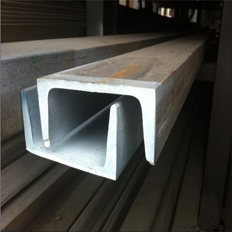 Wholesale of Q235b hot-dip galvanized channel steel 5-14 light U-shaped steel for steel curtain walls