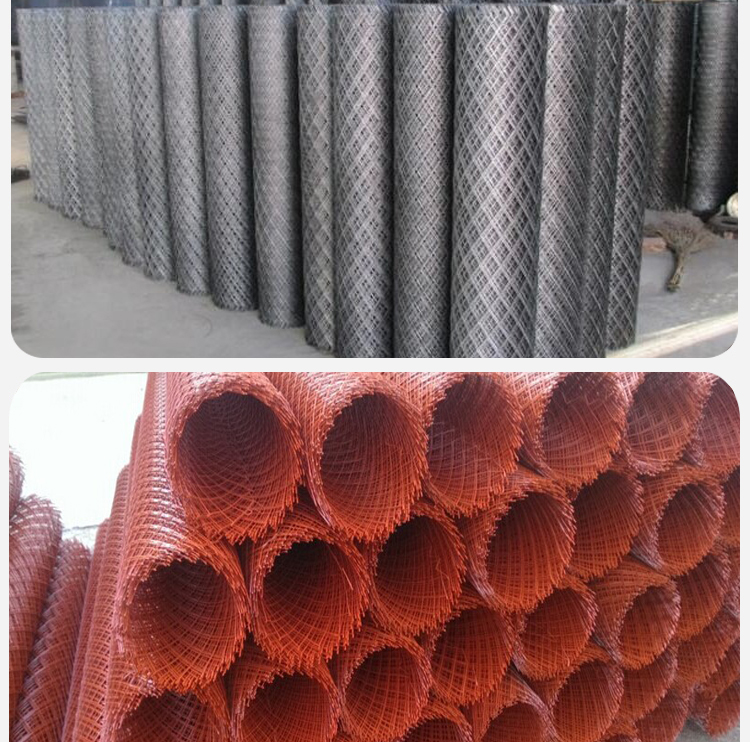 Red rolled steel plate mesh circle corn diamond mesh orchard enclosure protection net Kunshen