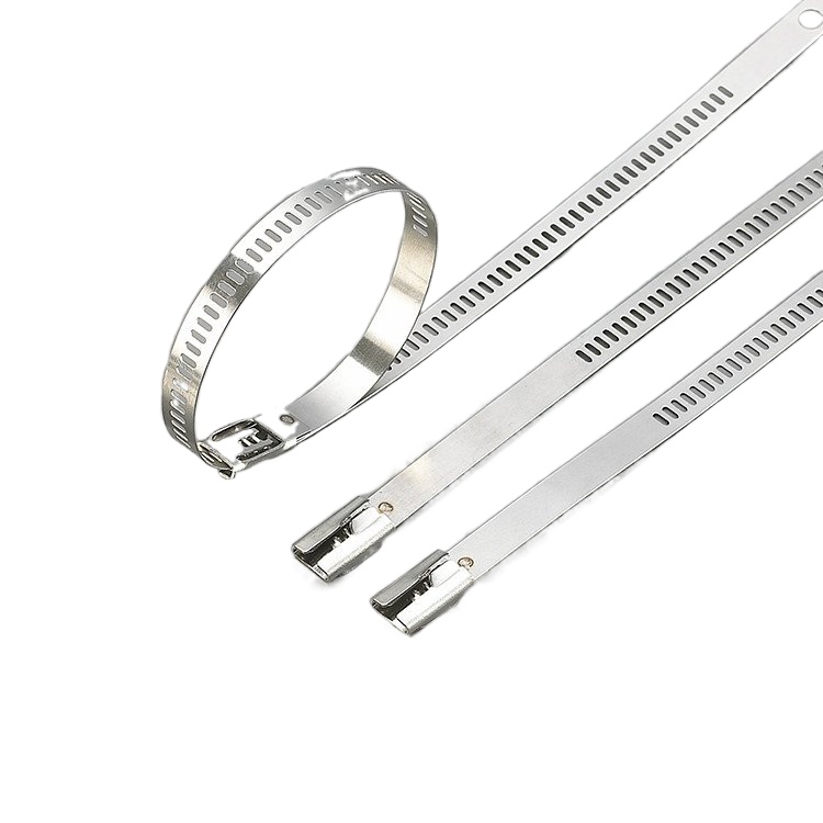 Stepped stainless steel strapping 304 material single hook multiple locking strapping 7MM10MM