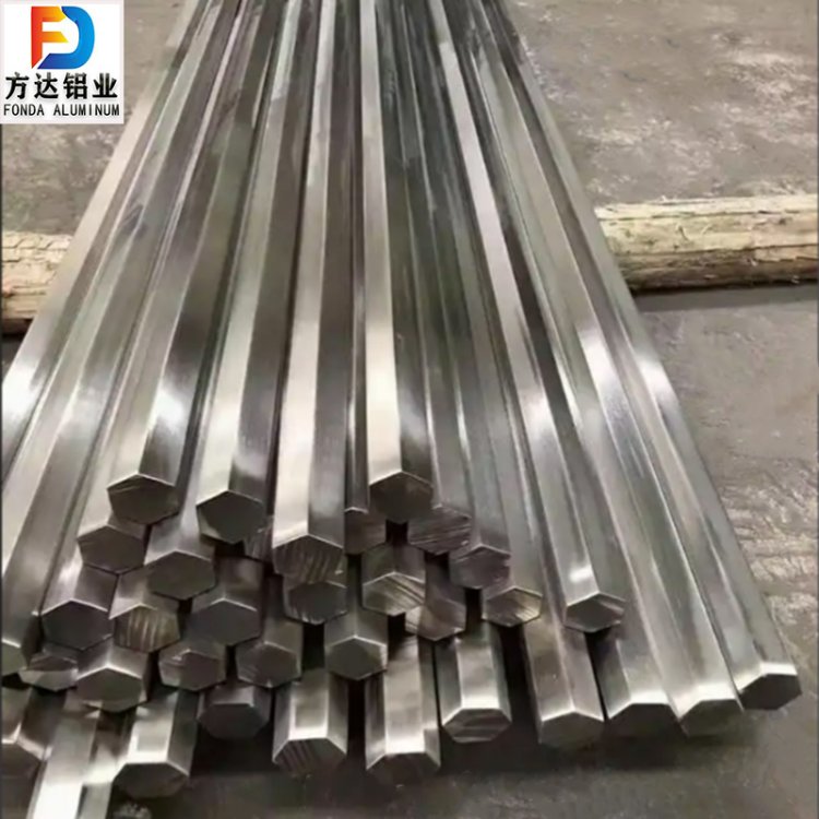 方达铝业现货6061六角铝棒长度定制工业铝六方棒加工材