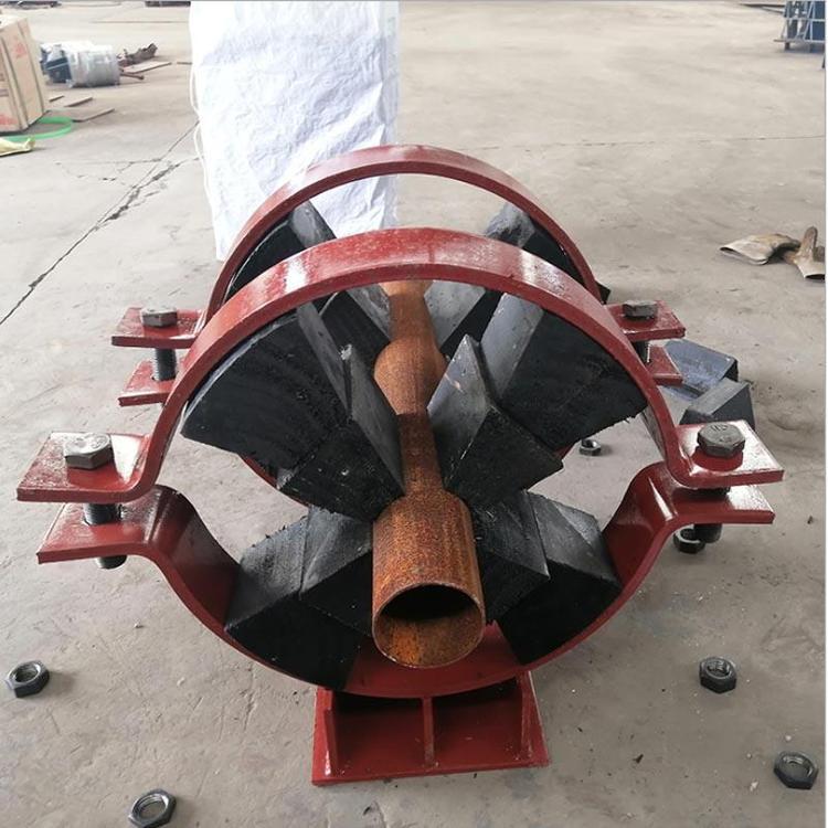 Production of double bolt pipe clamps, carbon steel compression and shock absorption fixed pipe supports, T-shaped pipe supports, solid production of Mingtuo