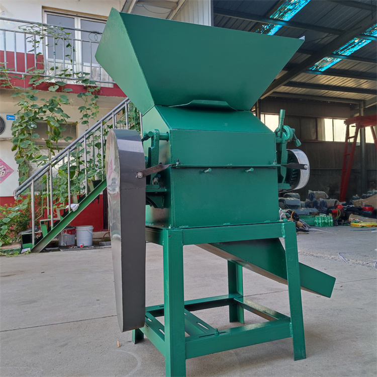 Double roller soybean flattening machine Xinchen electric small soybean flattening machine Gaoliang grinder