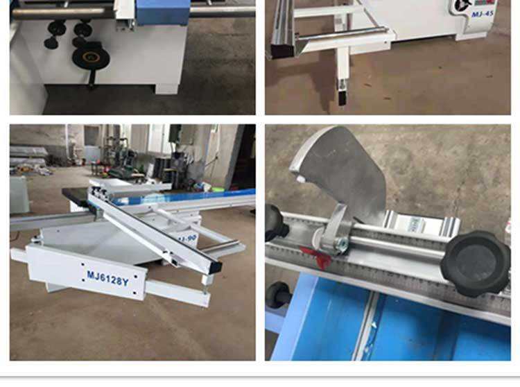 Guolong customized semi-automatic sliding table saw 45 degrees and 90 degrees precision cutting board saw CNC saw