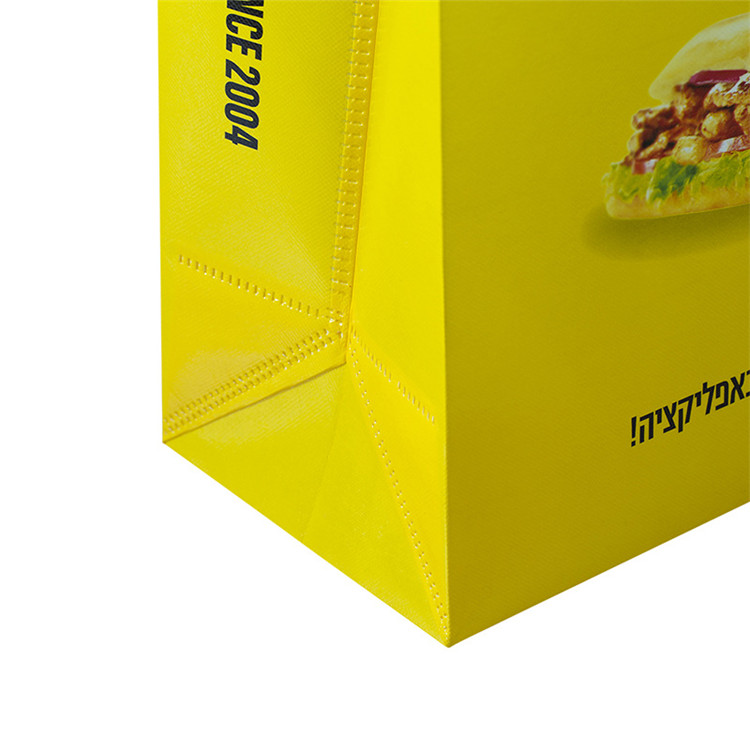 Takeout food packaging bag, hamburger, french fries, hot dog tote bag, non-woven fabric packaging bag