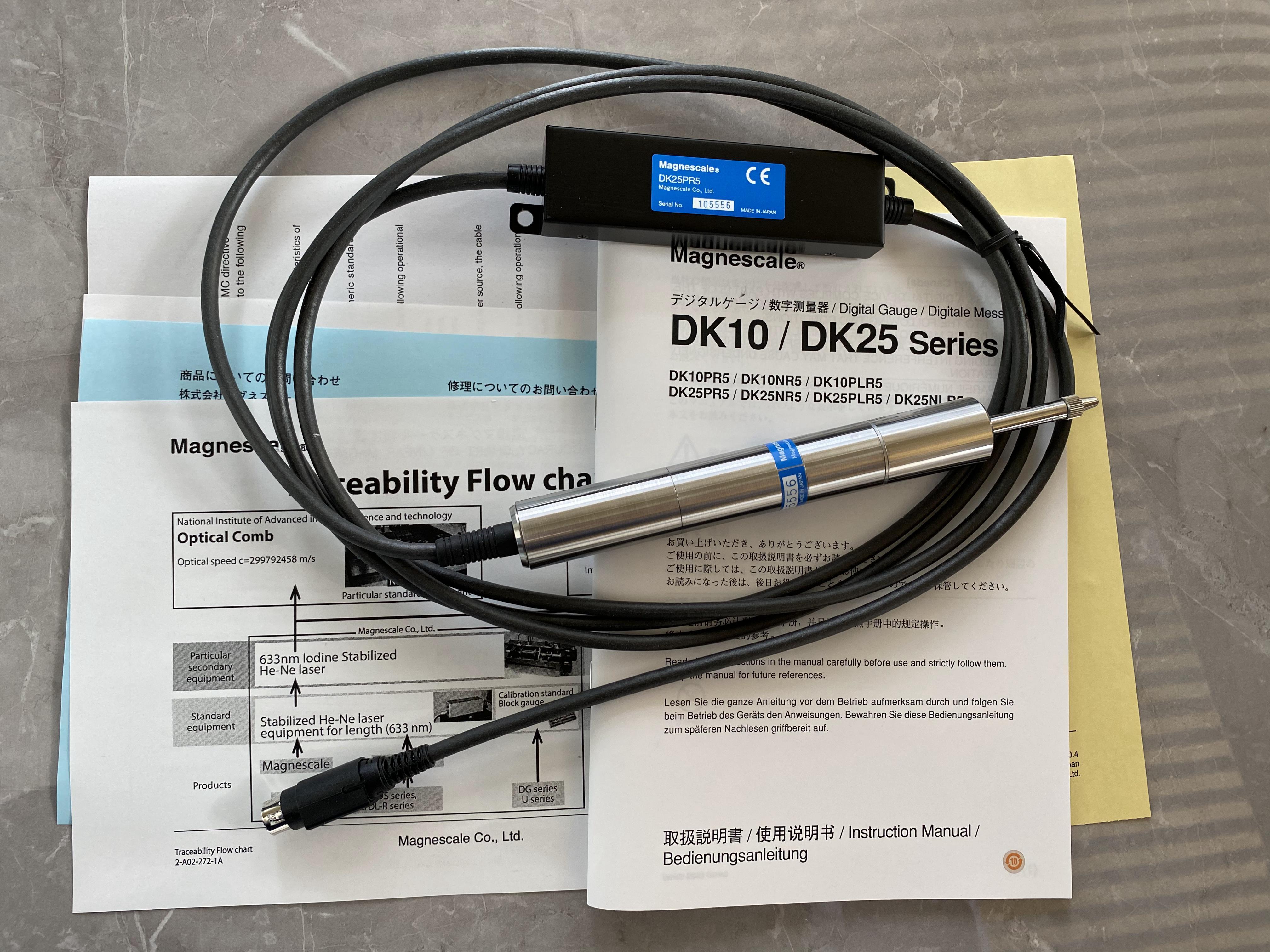 Japanese Magnescale probe DK25PR5 displacement sensor thickness gauge