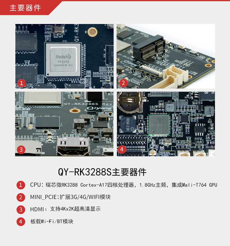 Qiyang Ruixin Micro RK3288 Cortex-A17 Quad Core Commercial Display Advertising Machine Android Main Board