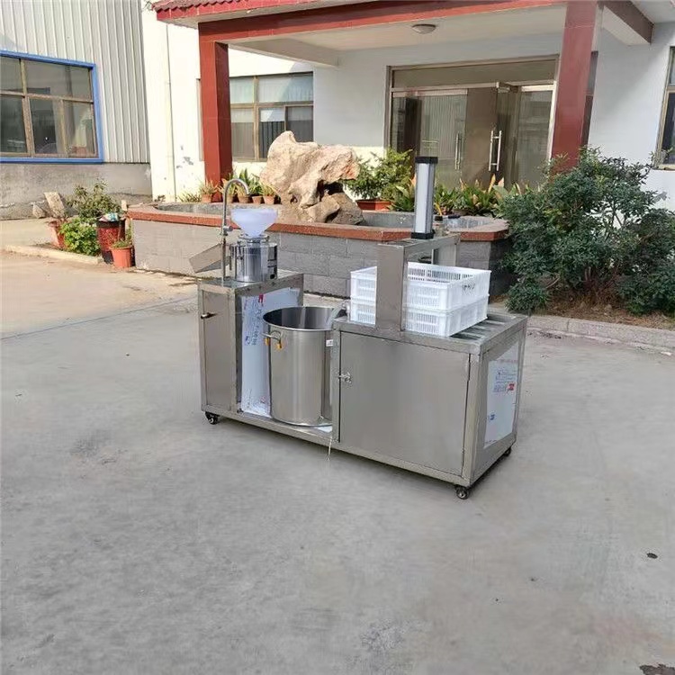 Gypsum bean curd machine Large steam stainless steel bean curd processing equipment Commercial soybean milk bean curd jelly served with sauce machine