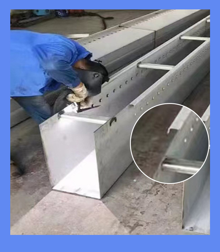 Stainless steel collection tank manufacturer factory serrated sedimentation and drainage tank industrial environmental protection triangular weir plate overflow weir