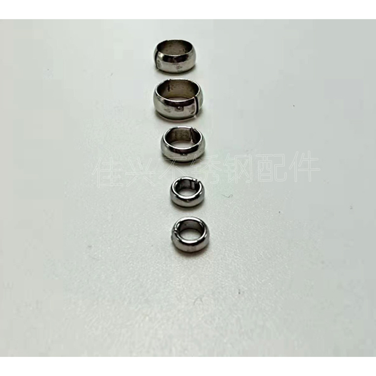 304 stainless steel closed loop connection ring, closing loop hardware ring specifications can be inquired and electroplated with gold color