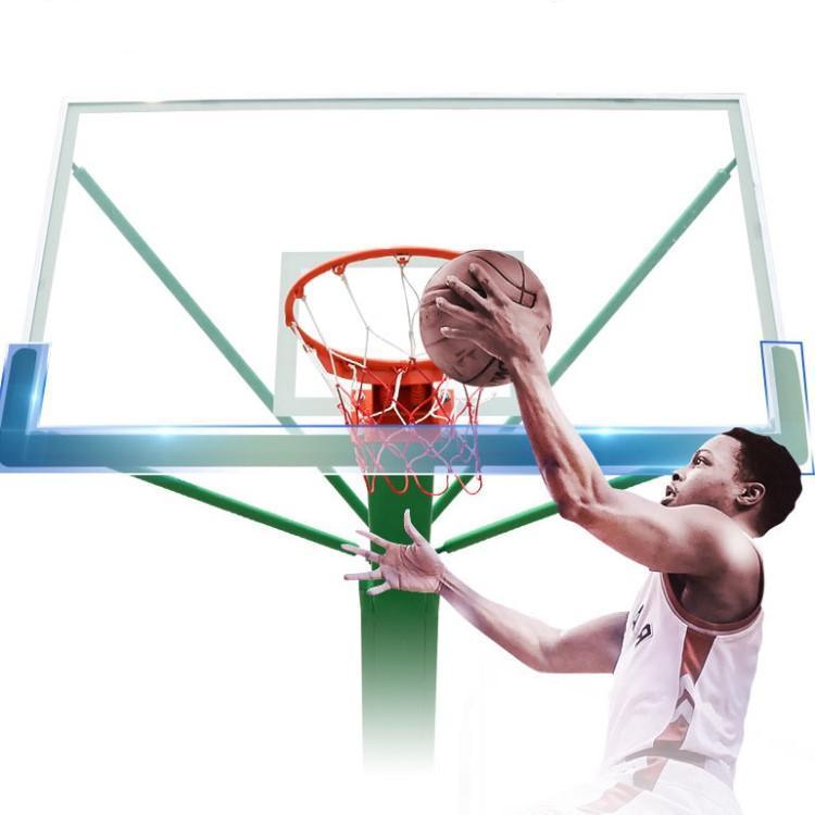 誠遠供應青少年比賽升降籃球架 鋼化玻璃籃板(圖10)