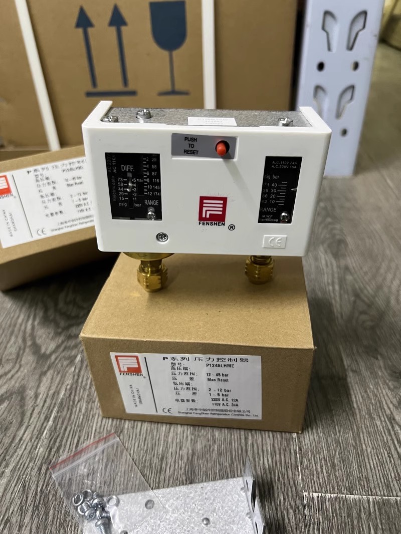 奉申R410A压力控制器冷库中央空调锅炉水泵压力开关P1245LHME