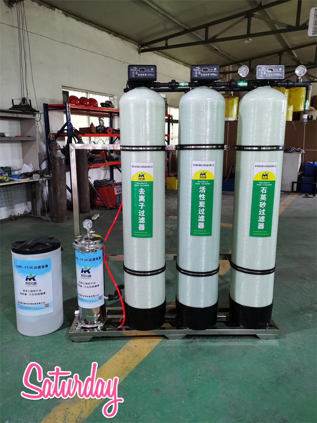 Li Minkang 1T/H water treatment equipment, water filtration equipment, filter, initial filtration