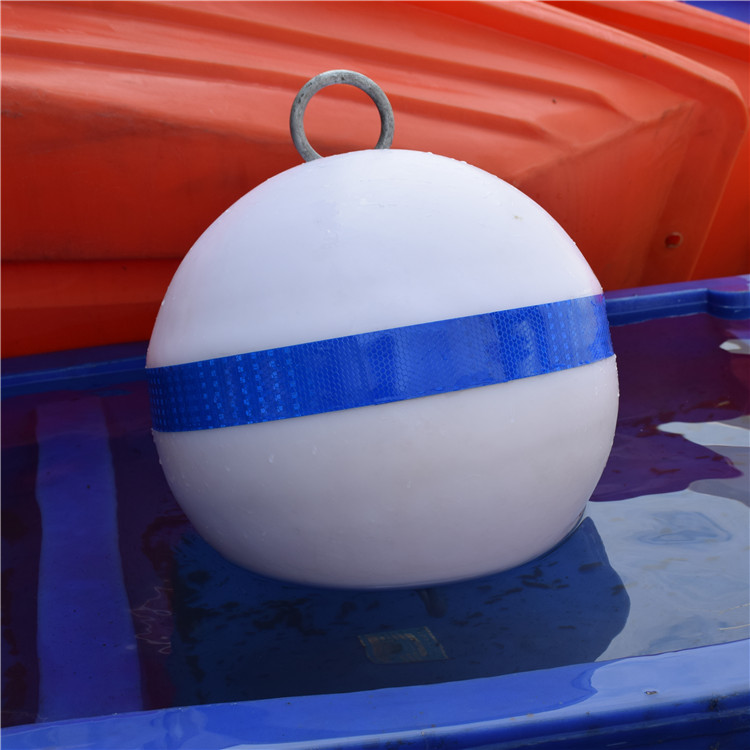 Introduction to various sizes of water warning floating balls with sea positioning straps and pull rings floating floats