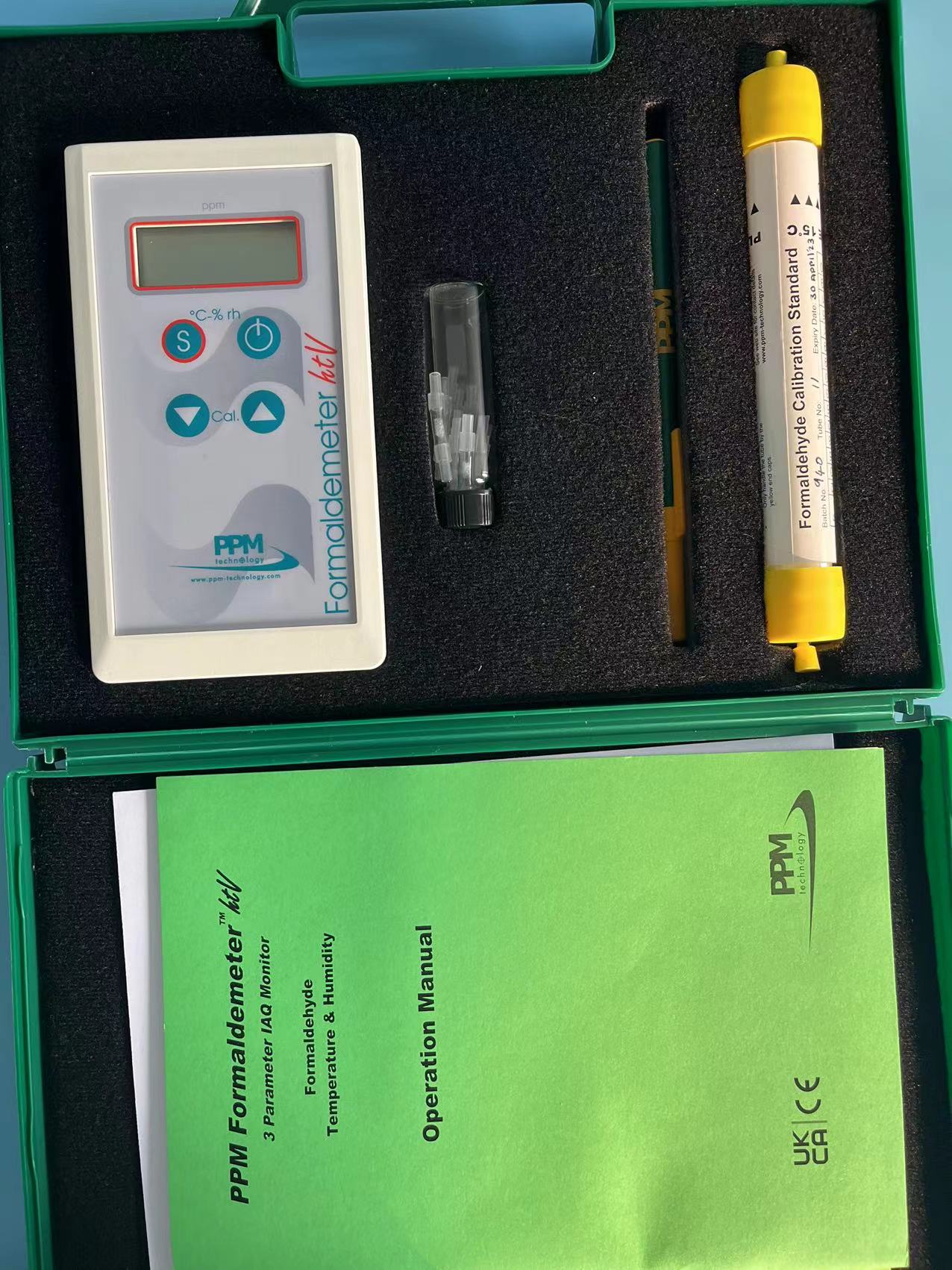 Portable indoor air detection equipment for UK PPM formaldehyde analyzer handheld