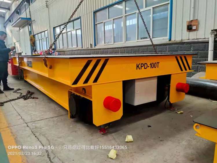 圣起 重工高强度蓄电池电动地平车 车身结实易操作 运行平稳