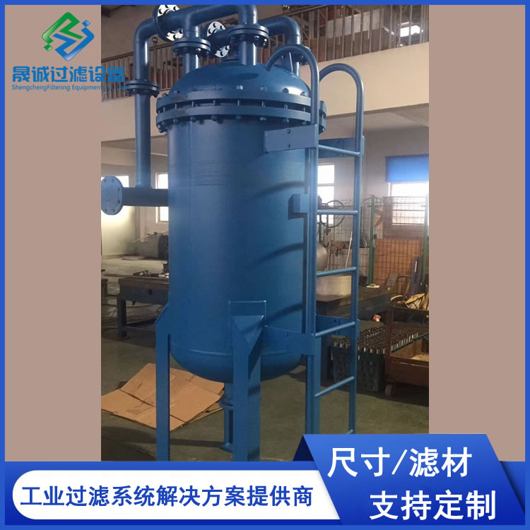 Online oil filtering device for cooling and circulating oil filter of main oil pump in hydraulic station of steel plant power plant and lubricating oil station