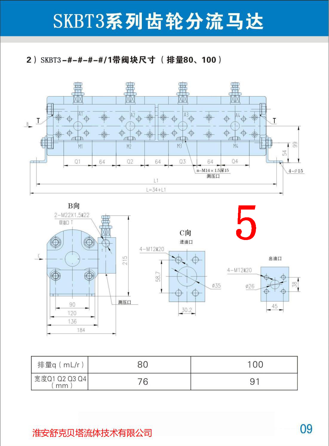 Shuke Beta Fluid Technology SKBT-10 * 5-YF-1 Gear Split Motor