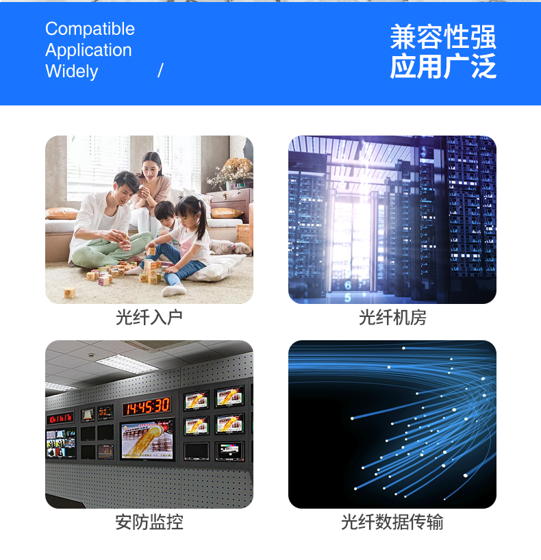 Fiberhome Fiber Optic Terminal Box Frame Type Flange Single Mode Full Configuration Tail Fiber Connection, Fiberhome Communication General Distribution