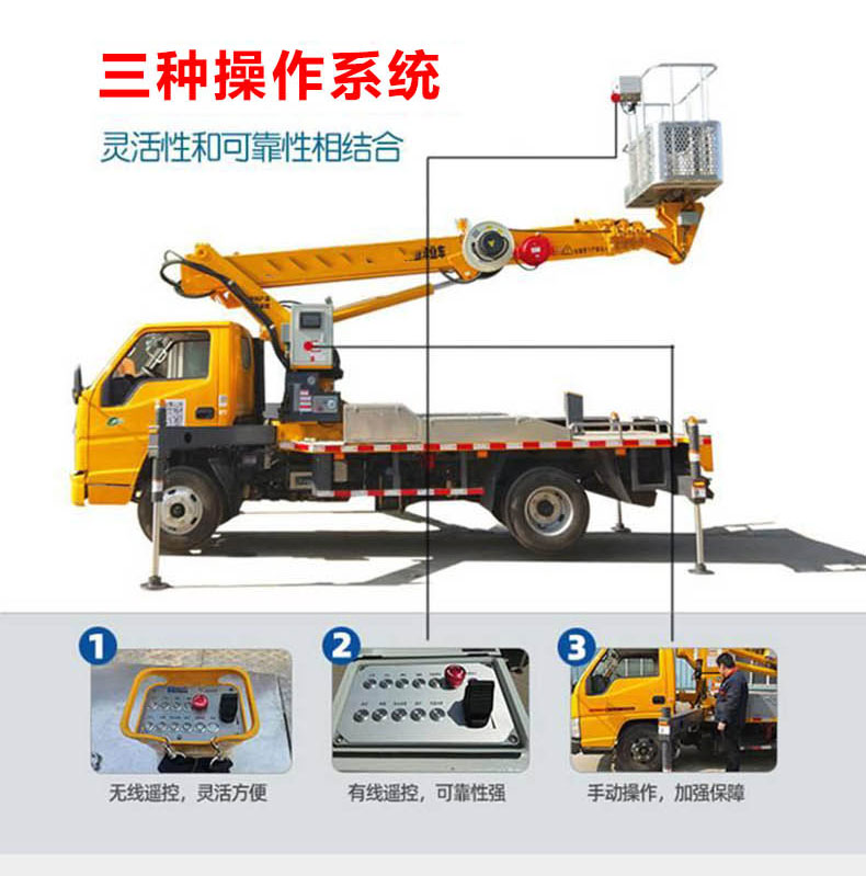 Jiangling Elevator Manufacturer's 13 meter high-altitude work vehicle is suitable for street light maintenance and repair