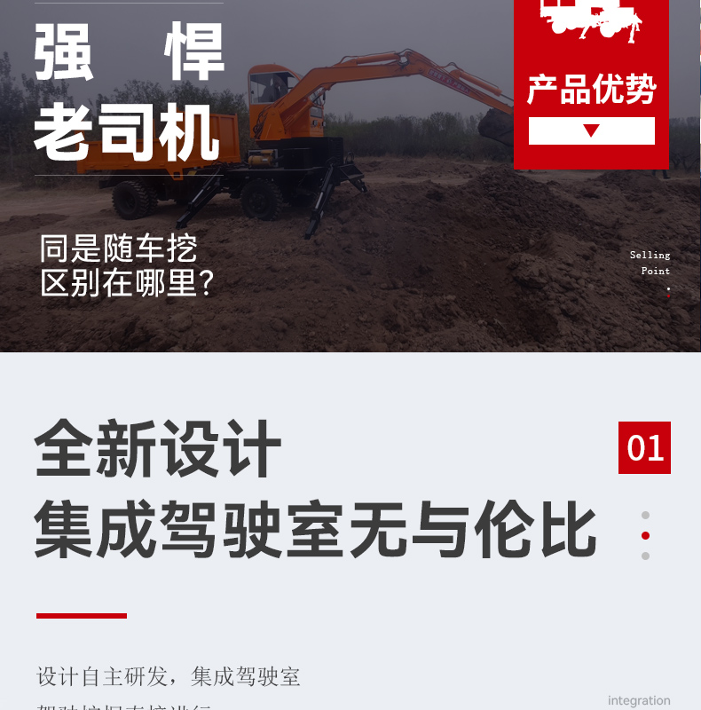 Customized by the manufacturer for various types of four different types of excavators, tractors, cranes, crawlers, spiders, excavators, and cranes. Busy at both ends