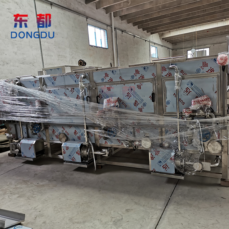 Automatic temperature control, soft packaging, sterilization, cooling line, pasteurization machine, Dongdu konjac extract and tripe sterilization equipment