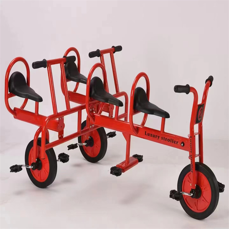 Tongyuan Kindergarten Tricycle Double Bicycle Children's Preschool Education Children's Bicycle with Bucket Can Take People Outdoor Small Iron Car