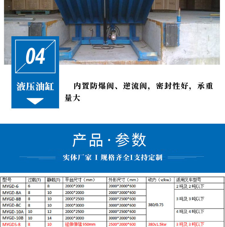 Supply of container fixed loading and unloading platforms, warehousing, logistics, hydraulic boarding bridges, platform fixed boarding bridges