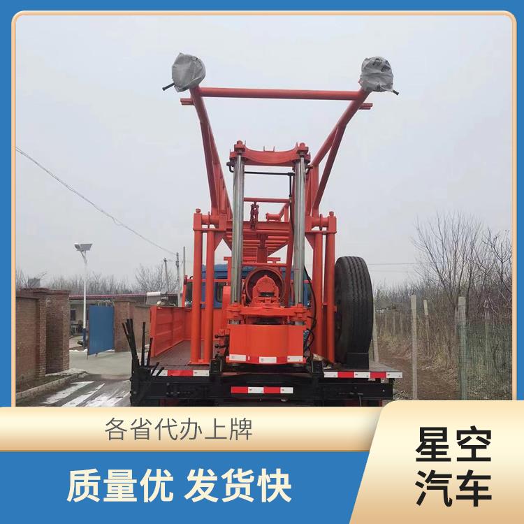 Mobile drilling locomotive, truck drilling rig, reduces labor intensity, and has a beautiful appearance