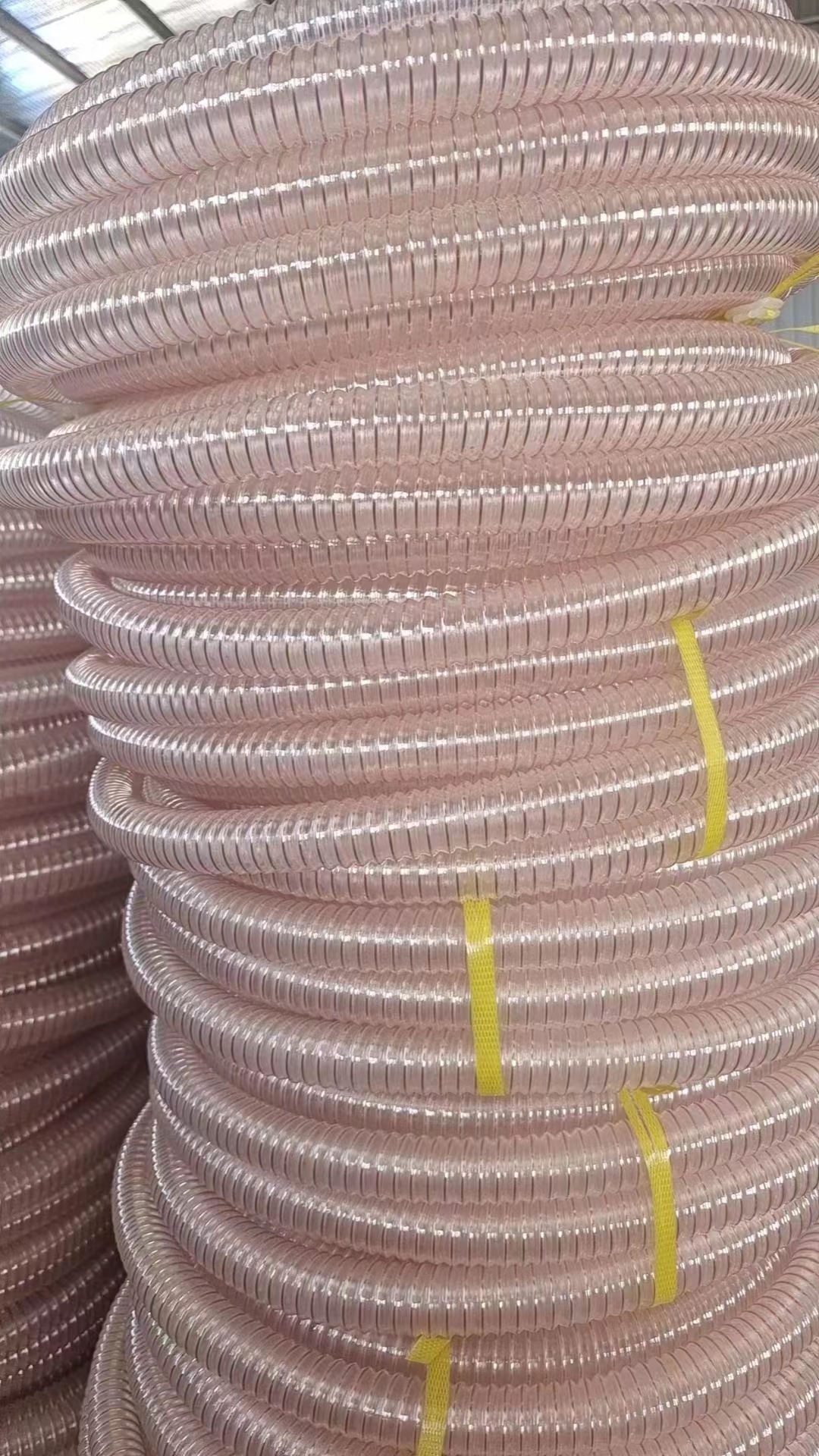 PVC corrugated pipe, spiral steel wire, transparent pipe, suction hose, anti-static particle conveying pipe