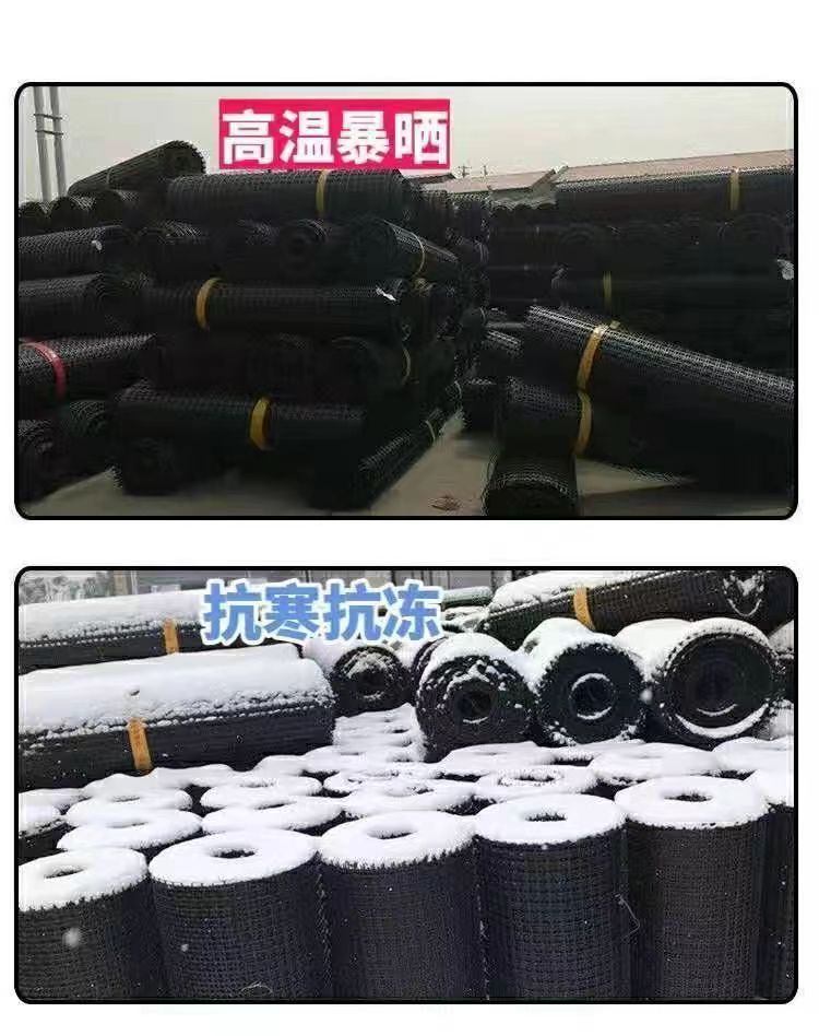 Unidirectional plastic geogrid reinforced retaining soil for foundation stabilization of 80KN slope protection project