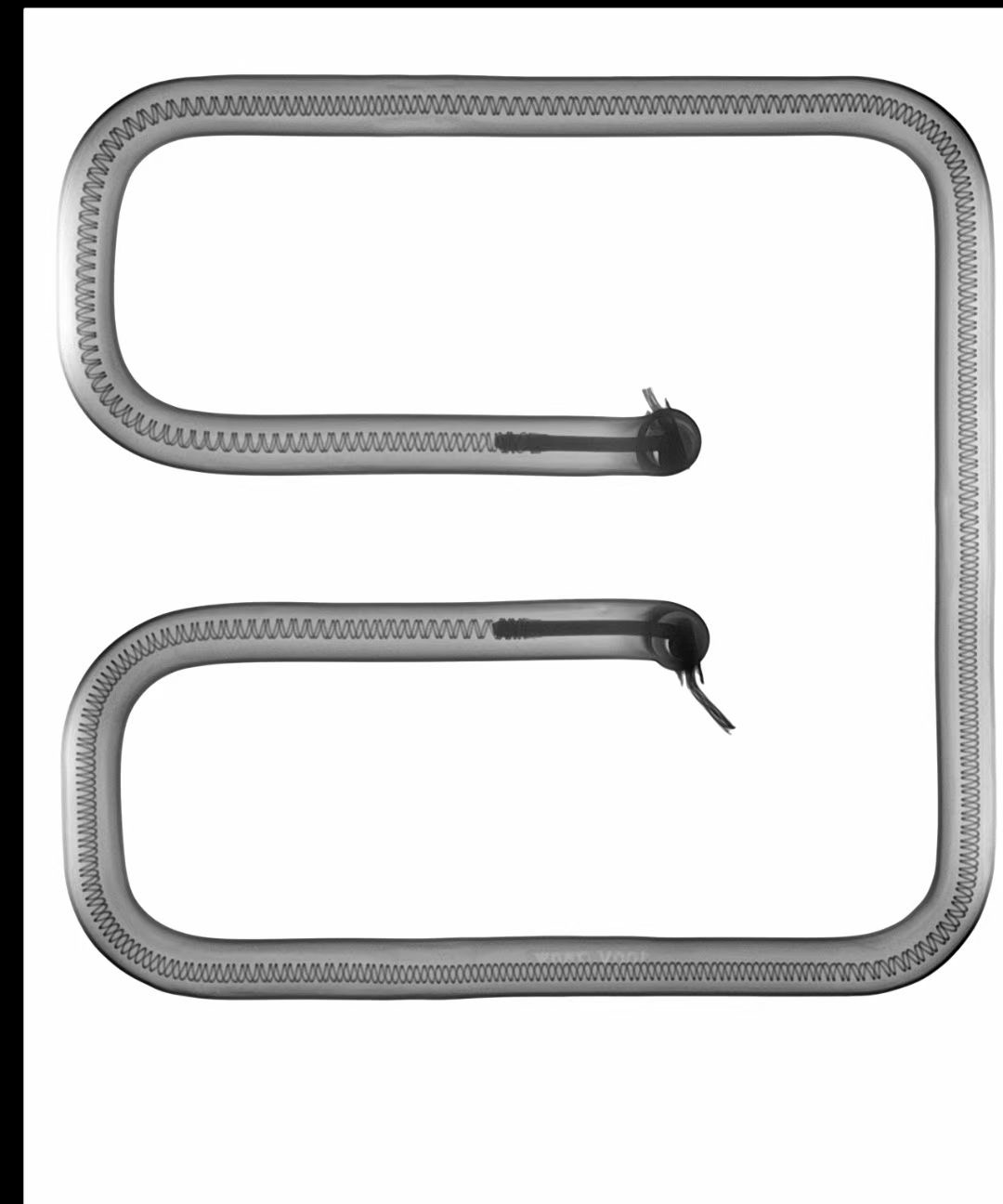 Morphological analysis of electronic components for nondestructive testing of X-ray generator