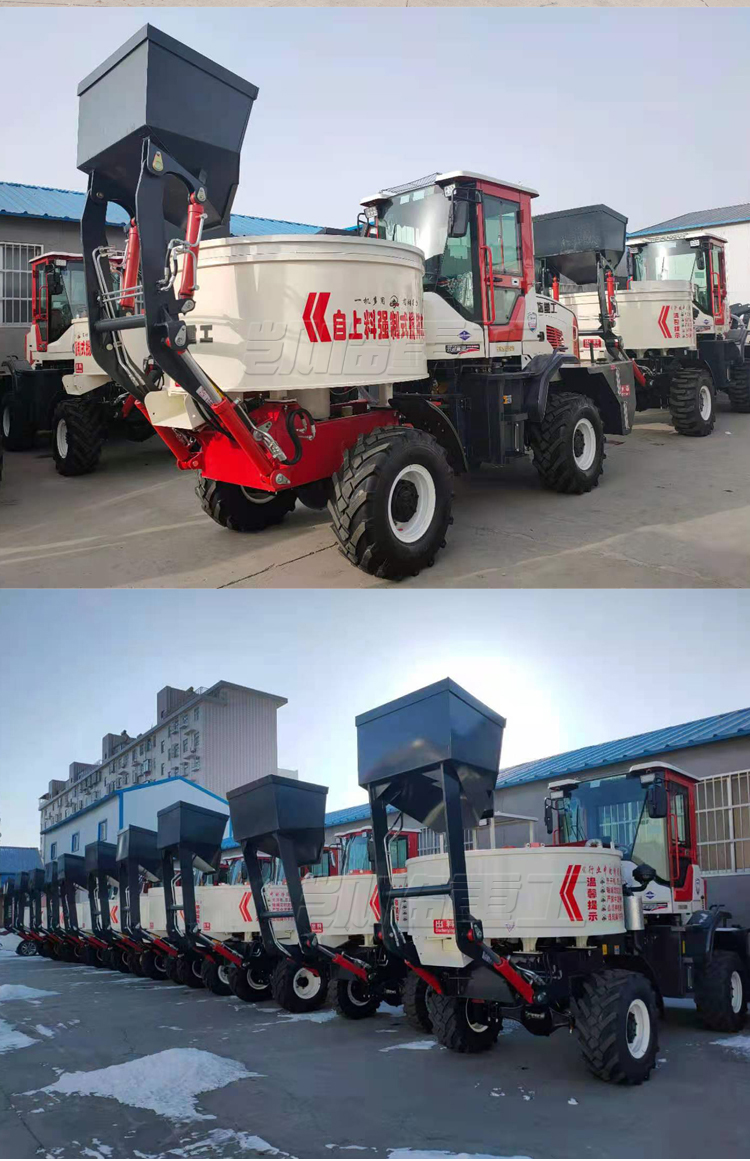 Kailin self loading mixer truck for forced concrete mixing supports customized construction machinery