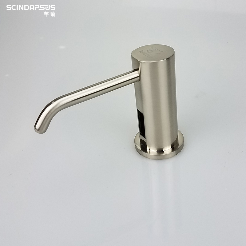 Basin faucet type foam hand soap dispenser vertical all copper intelligent automatic induction plug soap dispenser