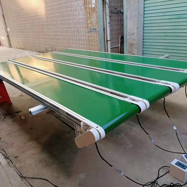 Vibration climbing conveyor, small belt conveyor, mobile assembly line, stainless steel food conveyor belt