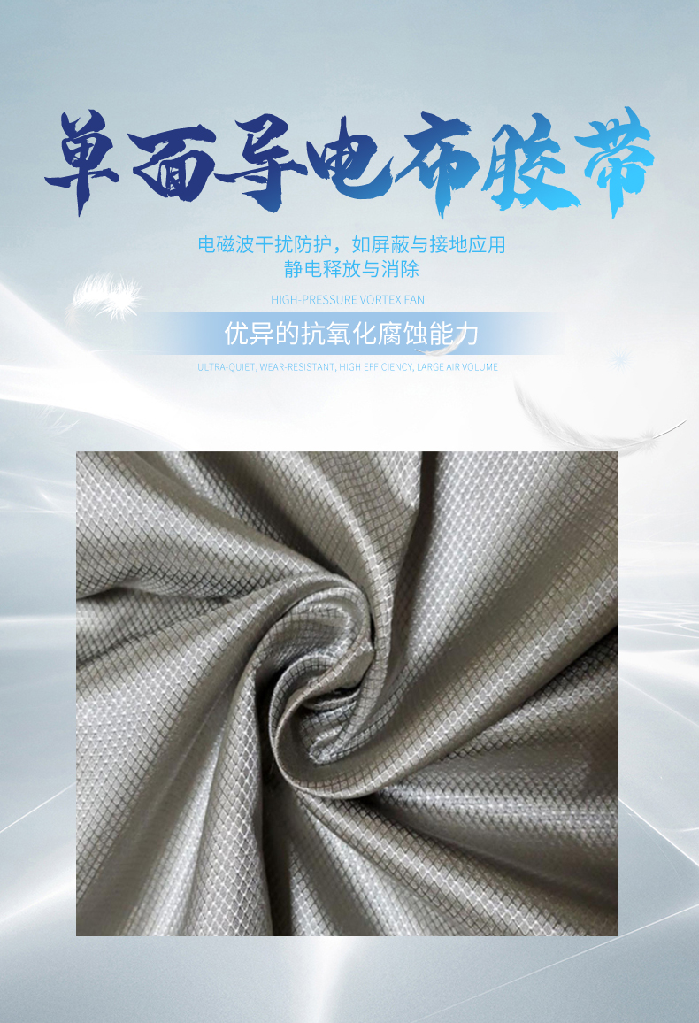 Resistance 0.05 ohms, conductivity ≤ 0.03 wallet RFID shielding cloth, anti magnetic cloth, mesh fabric