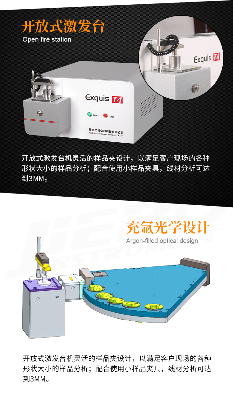 CMOS Direct Reading Spectrometer, Casting Metallurgy Spectrometer, Free Sample Testing by Jiebo Manufacturer