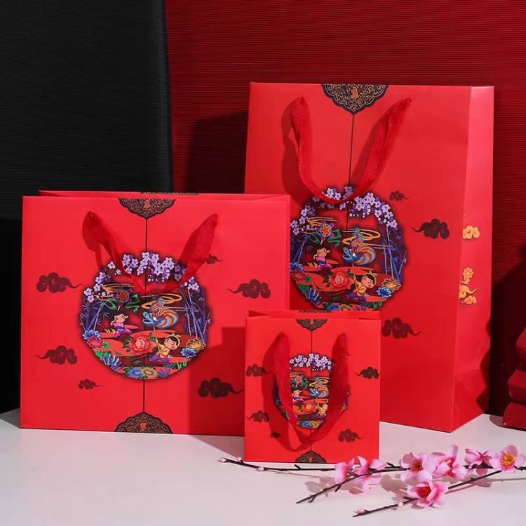 中国风简装茶叶盒牛皮纸袋散茶分装小号通版茶叶包装袋定制批发