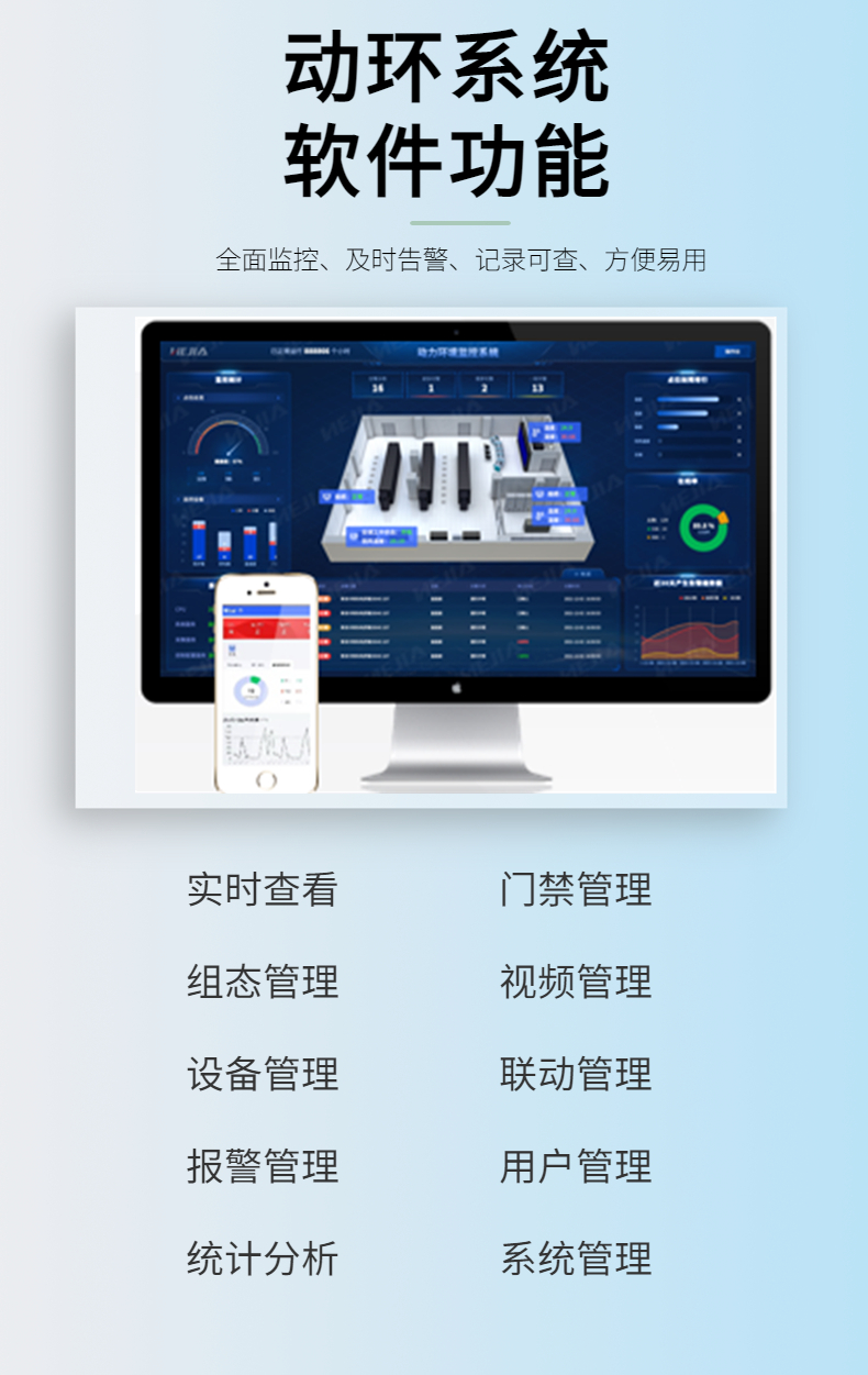 Flexible and accurate data collection for multi scenario computer room monitoring and alarm strategies of Hejia Technology's dynamic environment system