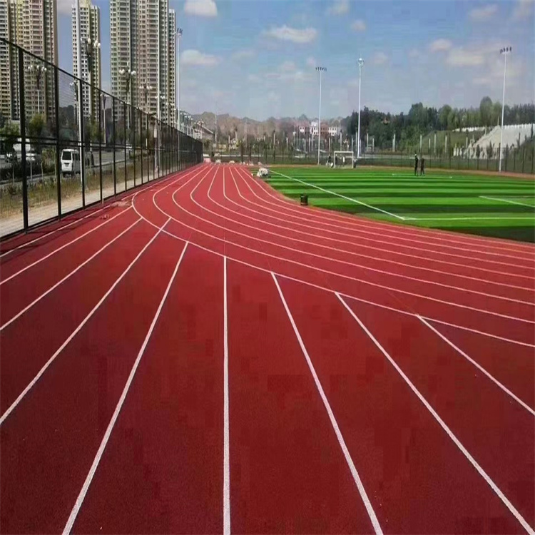 School Sports Ground Fully Plastic Track Park Community 10mm Fitness Trail Crown A Sports