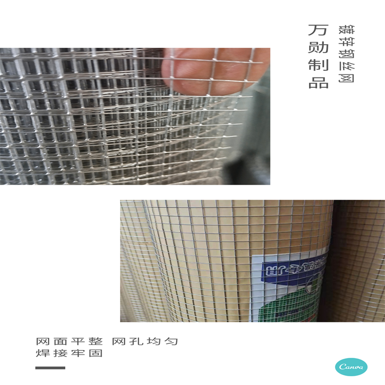 Building exterior wall galvanized welded wire mesh hot-dip galvanized steel wire mesh iron wire mesh factory welcome inquiry Wan Xun