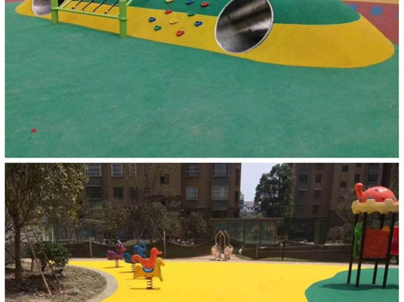 Kindergarten plastic flooring, rubber board, track, community park simulation lawn, outdoor rubber mat, playground, outdoor