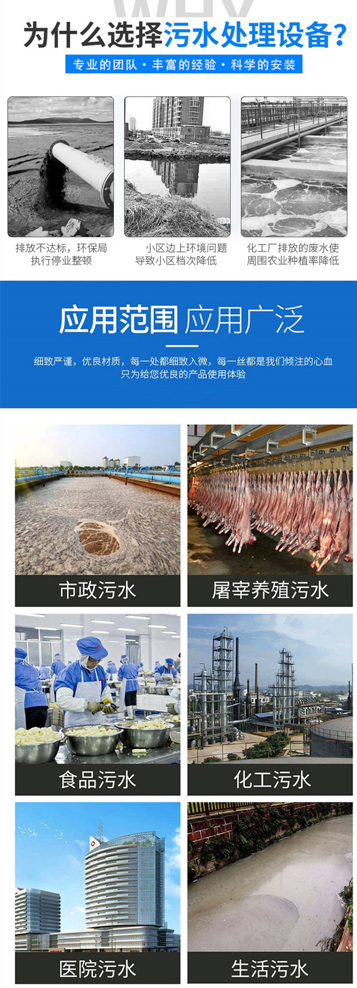 Shallow air flotation equipment, food wastewater treatment equipment, organic wastewater treatment effluent meets the standard